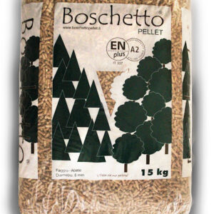 Pallet met Abeto-pellets, 78 zakken van 15 kg