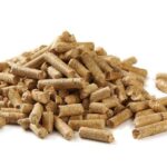 Bulk houtpellets, per ton